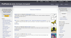 Desktop Screenshot of postpoems.org